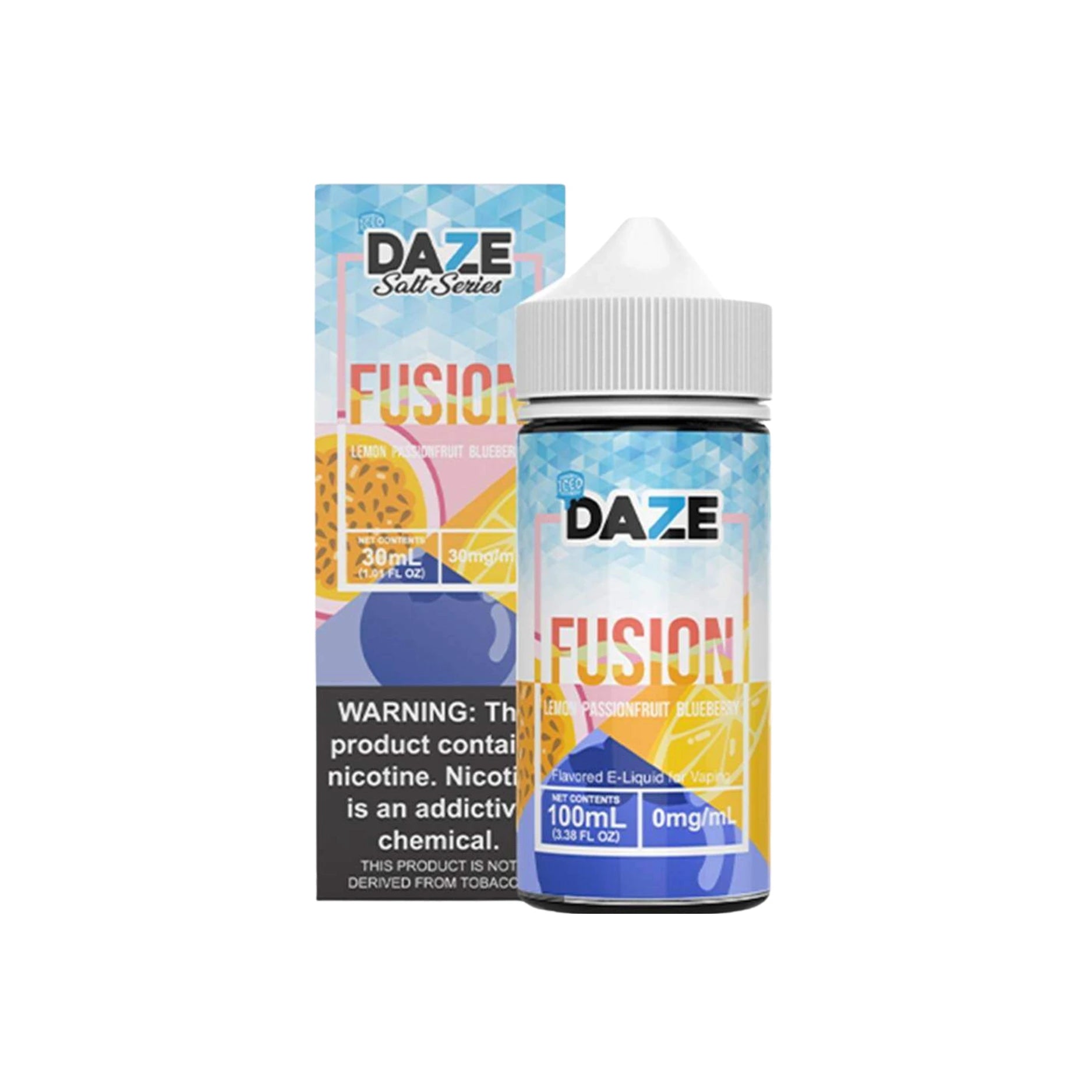 Daze Salt Series Fusion Lemon Passionfruit Blueberry Ice 100 ml