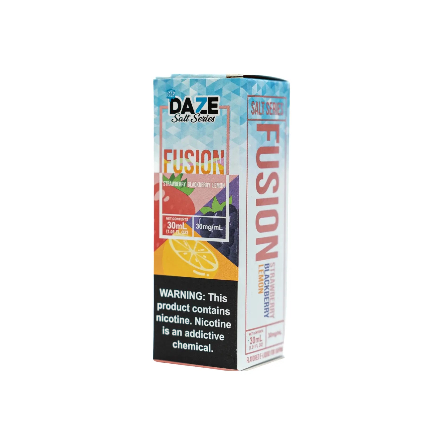 Daze Salt Series Fusion Strawberry Blackberry Lemon Ice 30ml