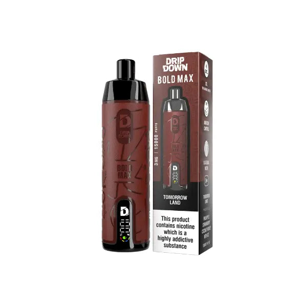 Drip Down Disposable Tomorrowland Bold Max 15000 Puffs