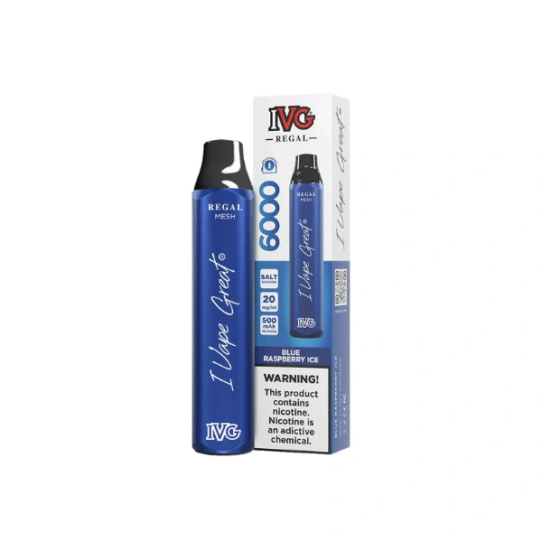 IVG Disposable Blue Raspberry Ice 6000 Puffs