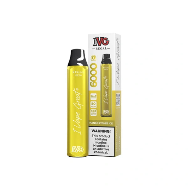 IVG Disposable Mango Lychee Ice 6000 puffs