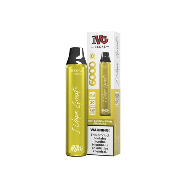 IVG Disposable Pineapple Passion Fruit Ice 6000 Puffs