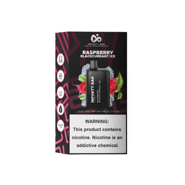 Infinity Disposable Raspberry Blackcurrant Ice 5000 Puffs