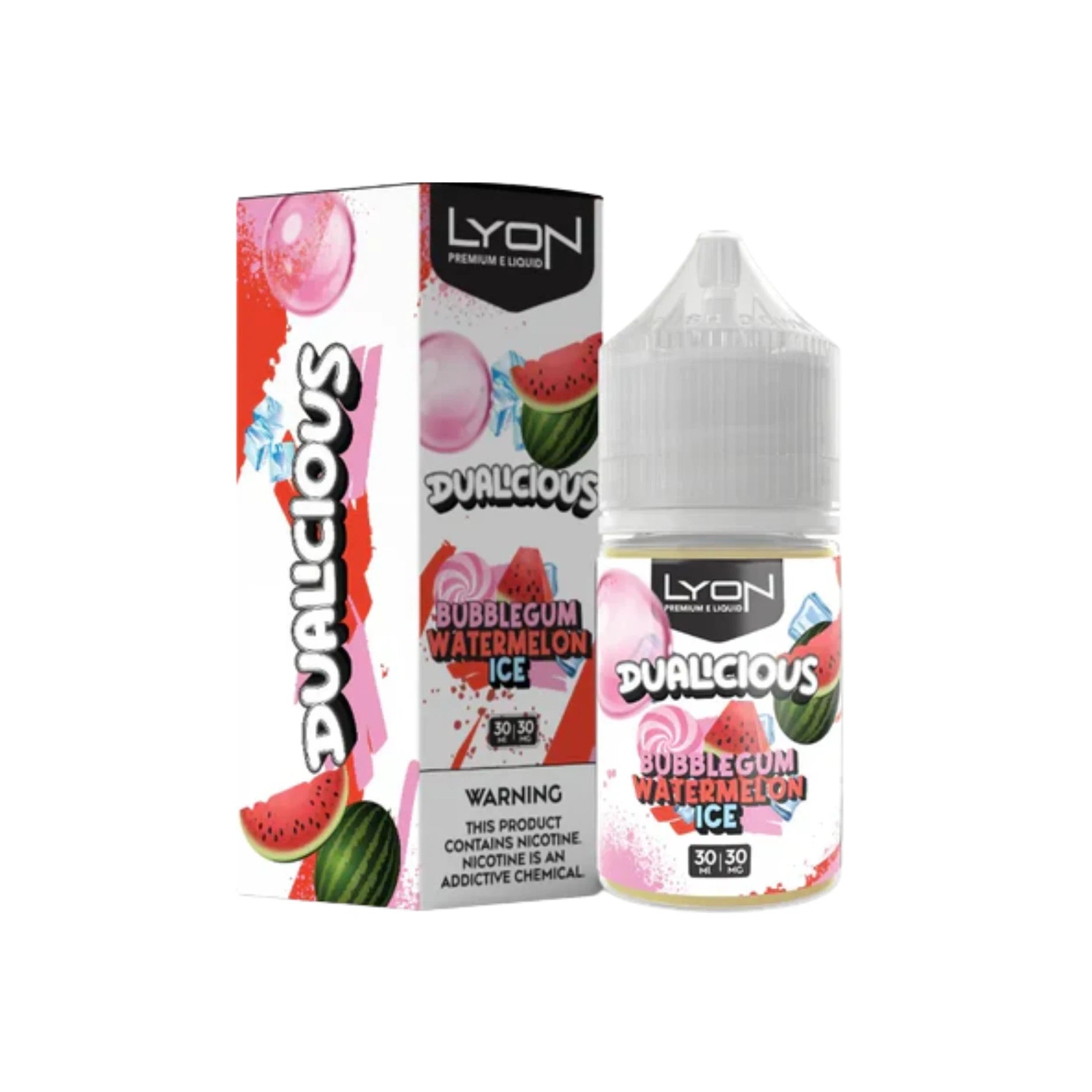 Lyon Dualicious Bubblegum Watermelon Ice 30ml