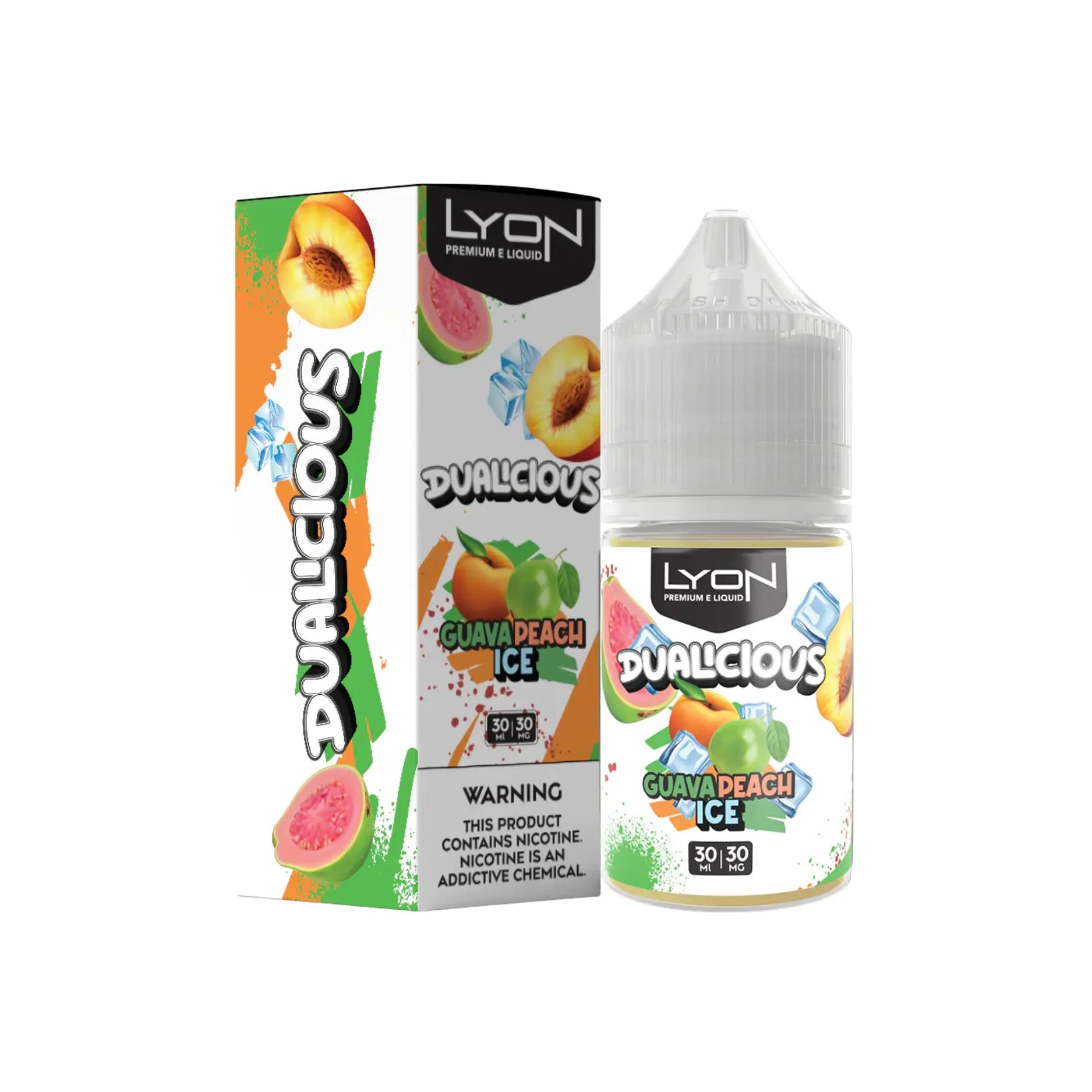 Lyon Dualicious Guava Peach Ice 30ml