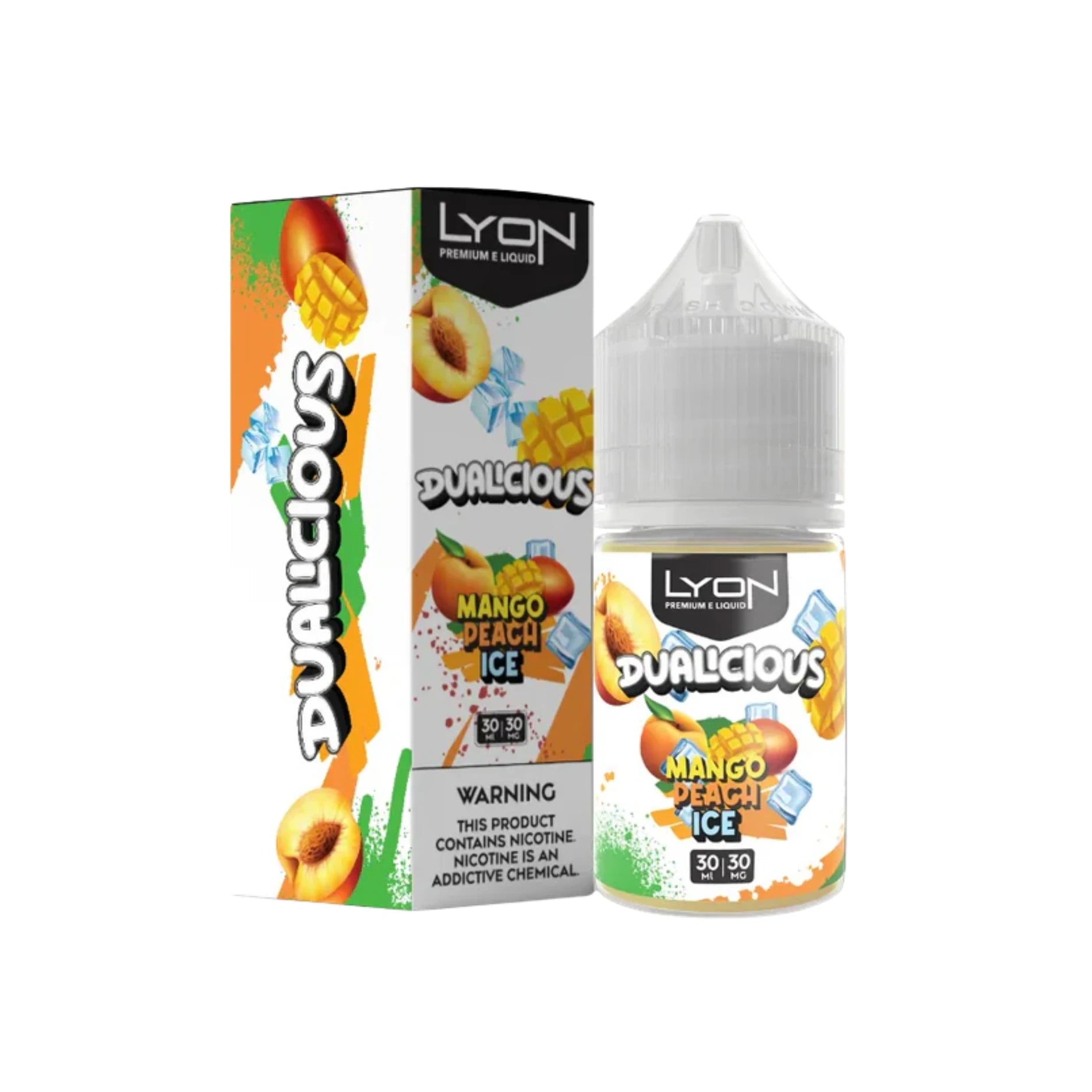 Lyon Dualicious Mango Peach Ice 30ml
