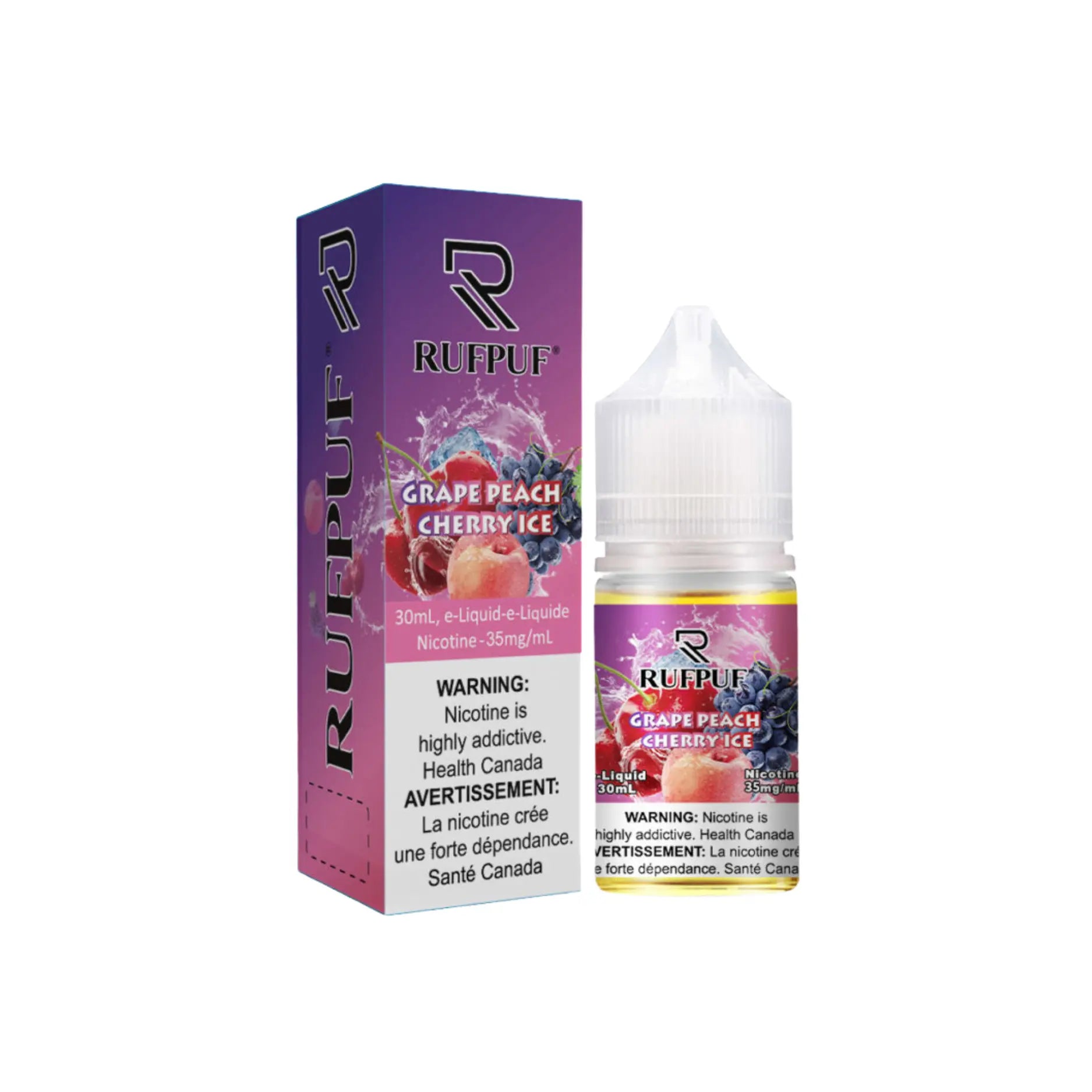 Rufpuf Exotic Grape Peach Cherry Ice 30ml