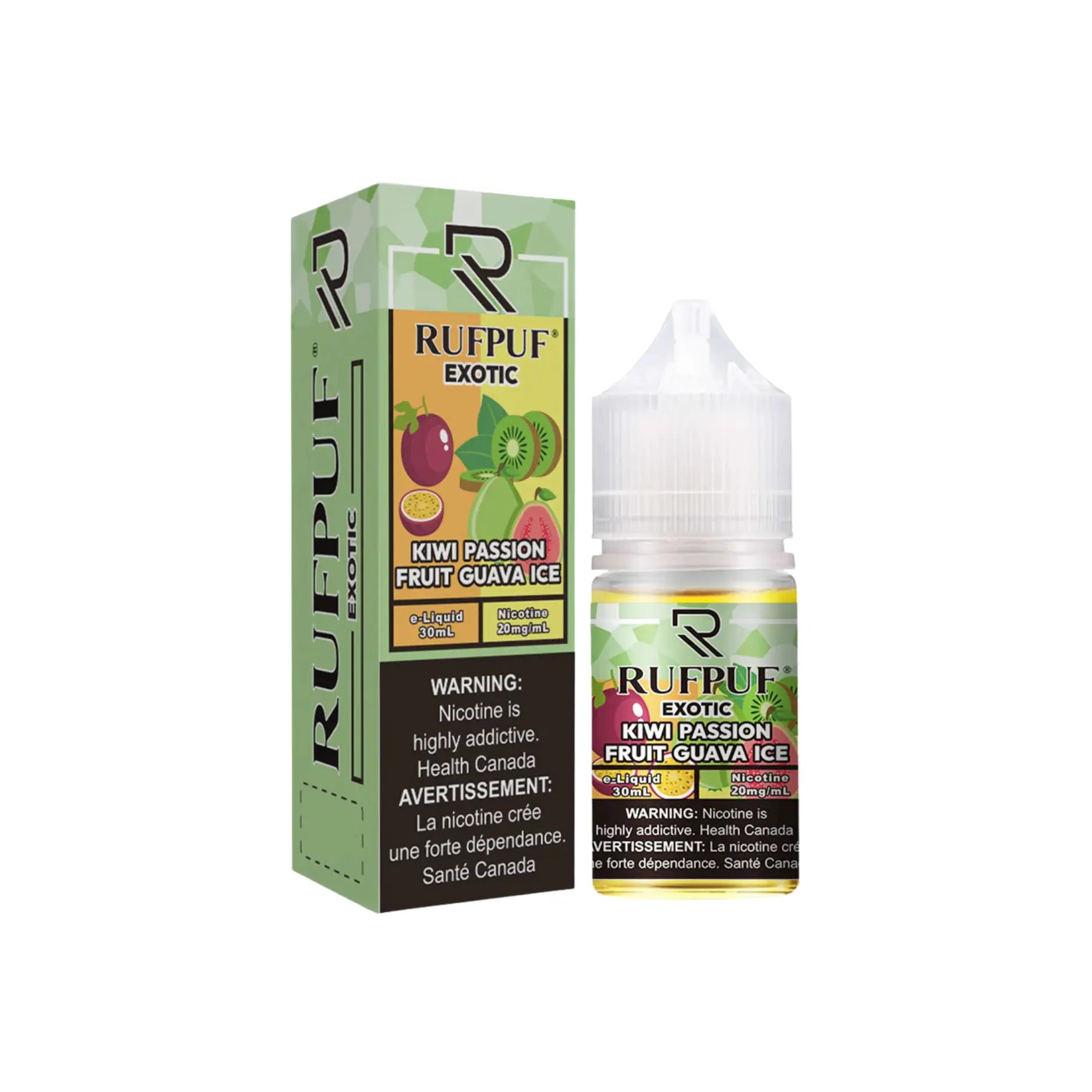 Rufpuf Exotic Kiwi Passionfruit Guava Ice 30ml