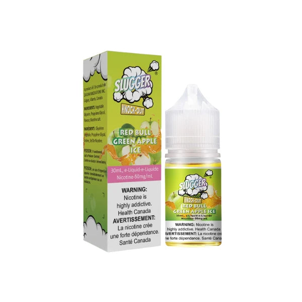 Slugger Red Bull Green Apple Ice Knock Out Series 30ml