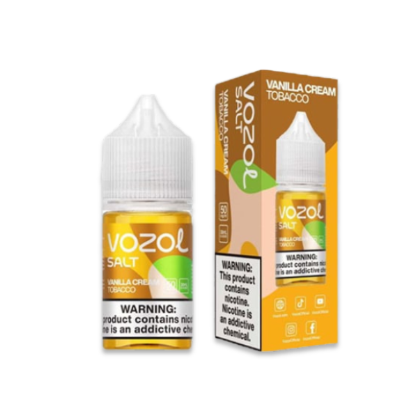 Vozol Salt Vanilla Cream Tobacco 30ml