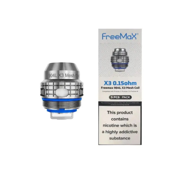 Freemax x3 0.15 ohm mesh coil